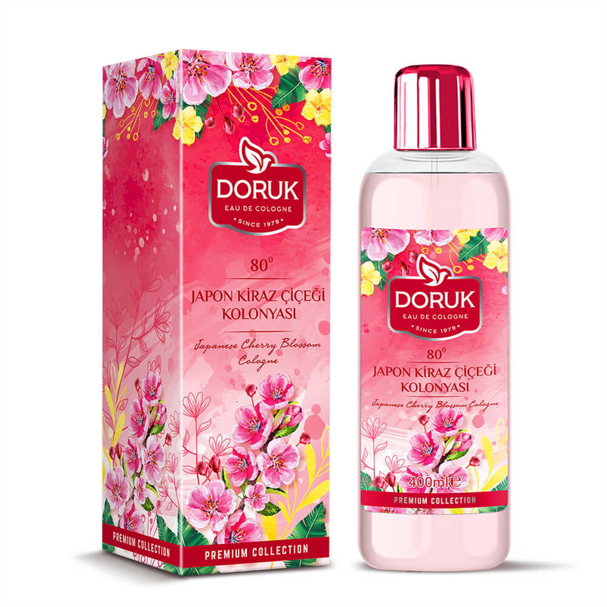 Doruk Japon Kiraz Çiçeği Kolonyası 80° 400 ml