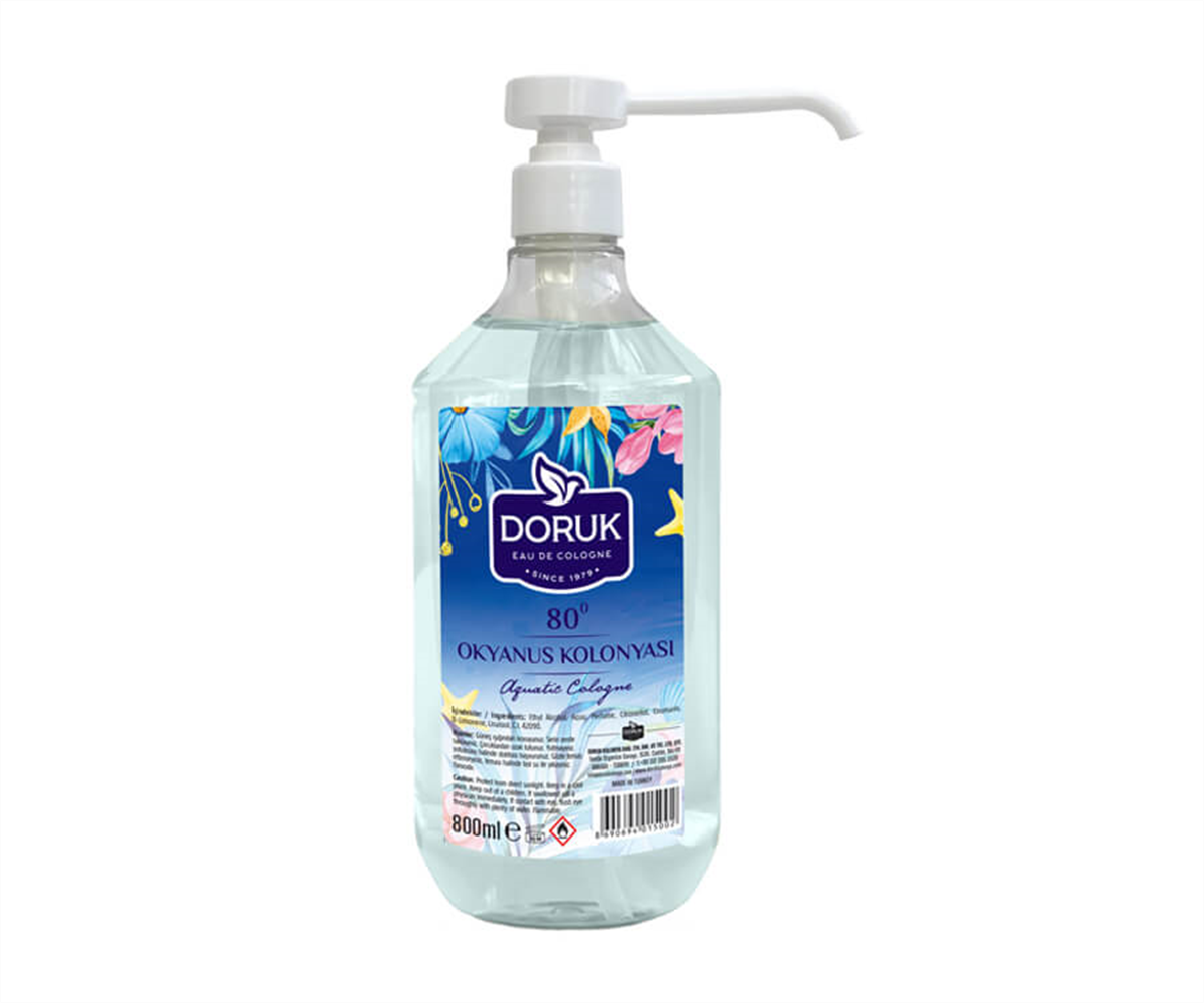 Doruk Okyanus Kolonyası 80° Püskürtmeli 800 ml