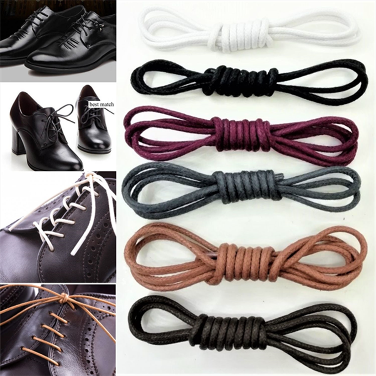 Foottab Special Klasik Mumlu Ayakkabı Bağcığı 120 cm