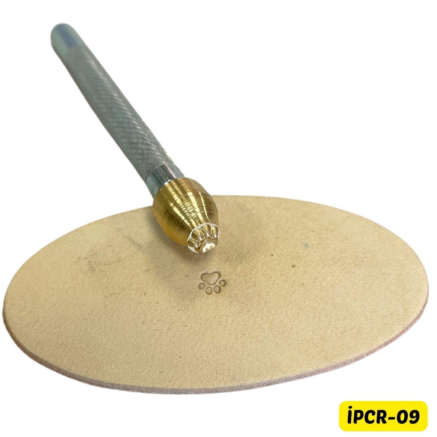 IPCR-09 Craft, Şekilli Deri Baskı Stamp, Deri Hobi Craft Deri Damgalama El Aletleri