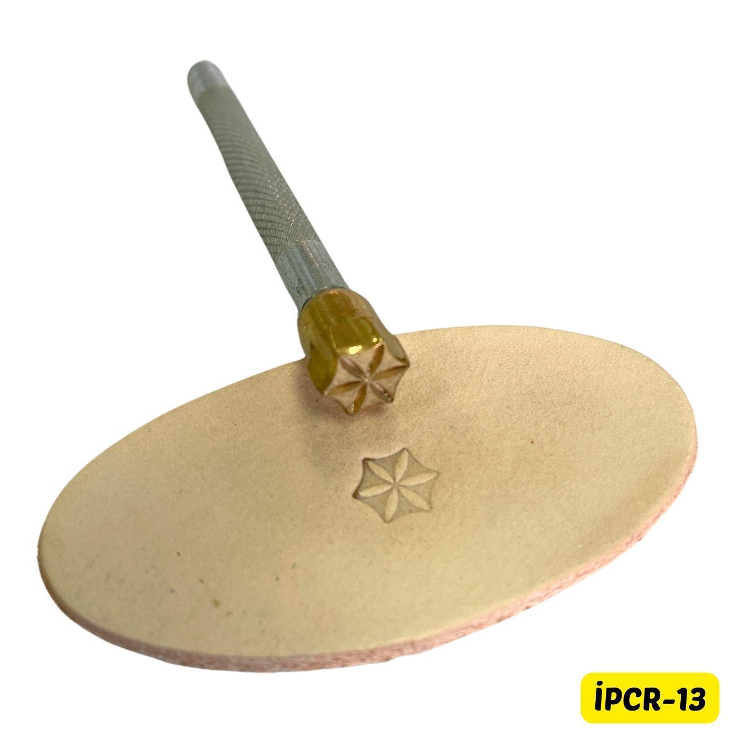 IPCR-13 Craft, Şekilli Deri Baskı Stamp, Deri Hobi Craft Deri Damgalama El Aletleri
