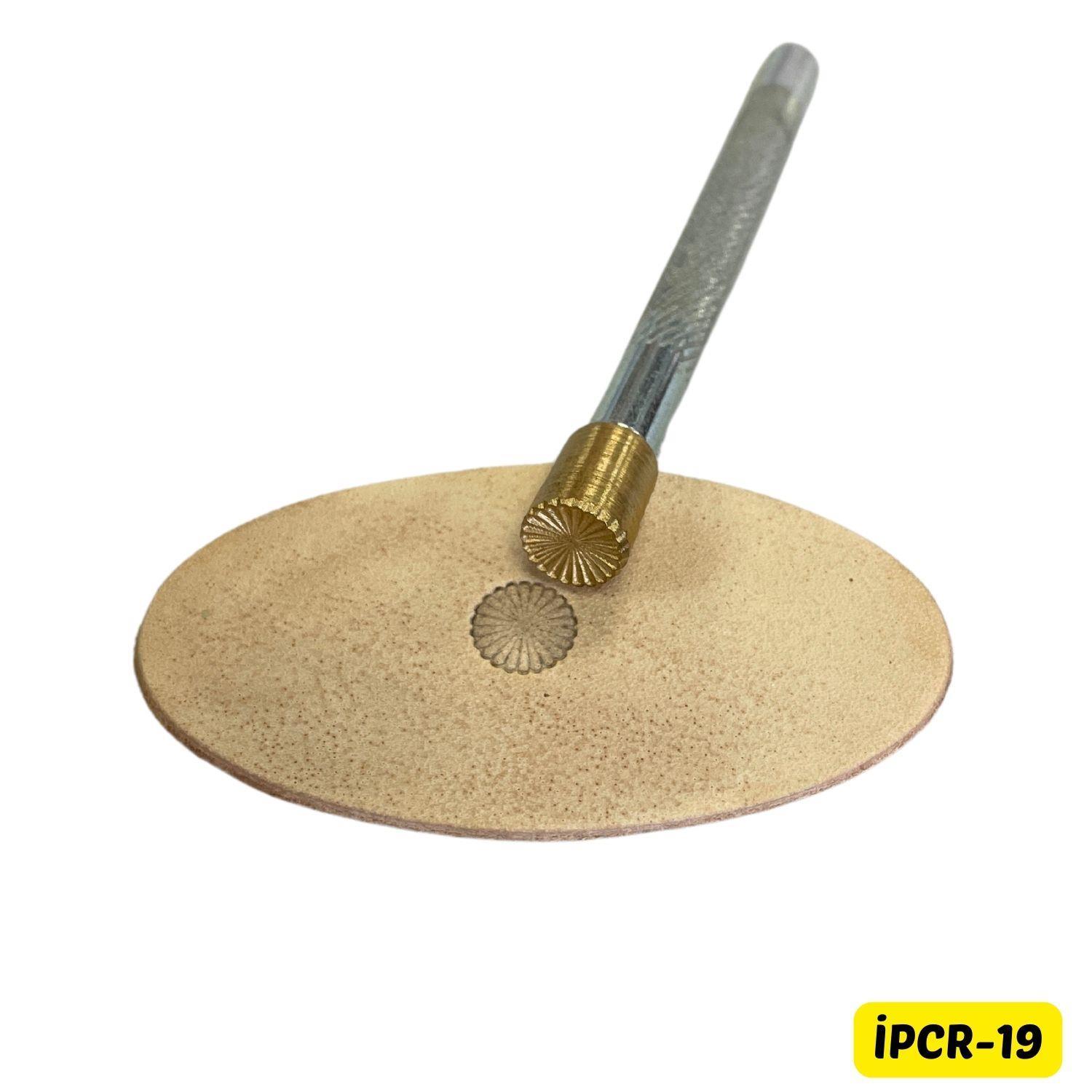IPCR-19 Craft, Şekilli Deri Baskı Stamp, Deri Hobi Craft Deri Damgalama El Aletleri