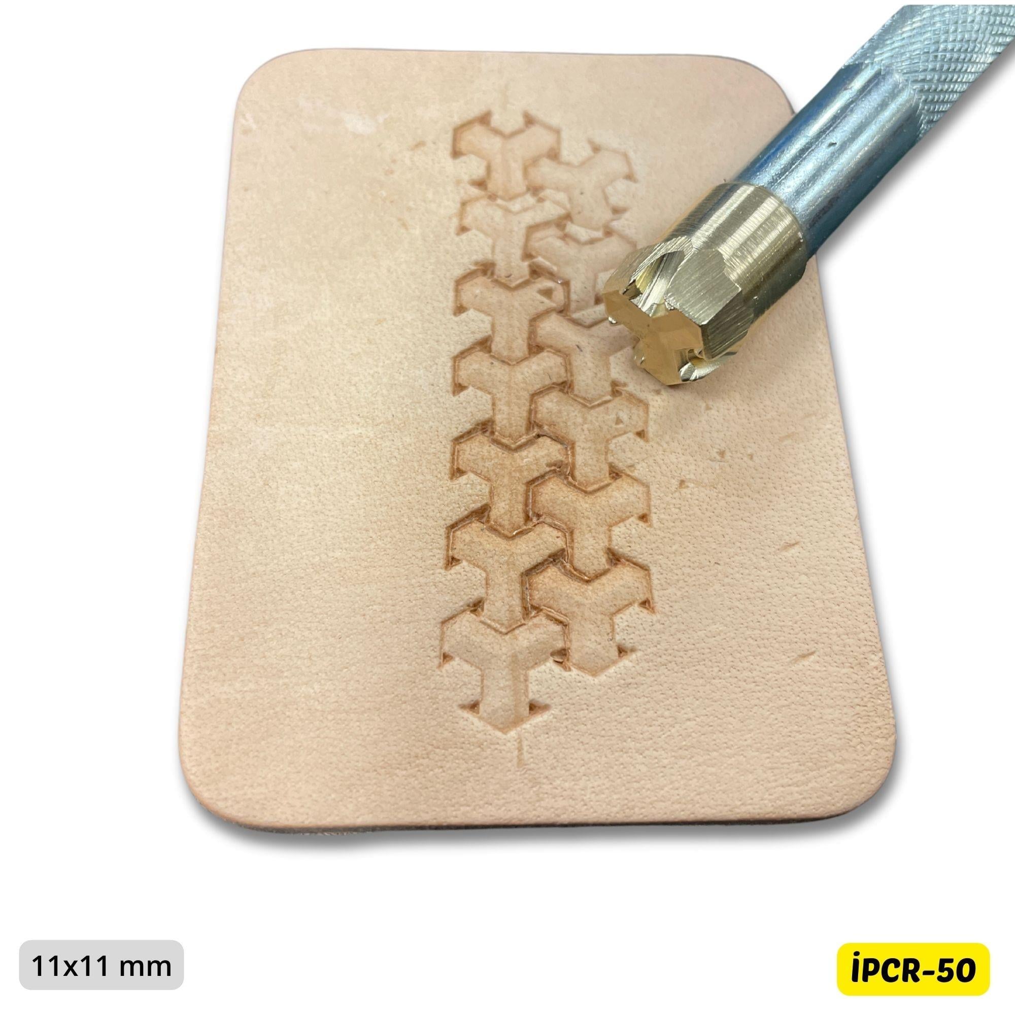 IPCR-50 Craft, Şekilli Deri Baskı Stamp, Deri Hobi El Aleti