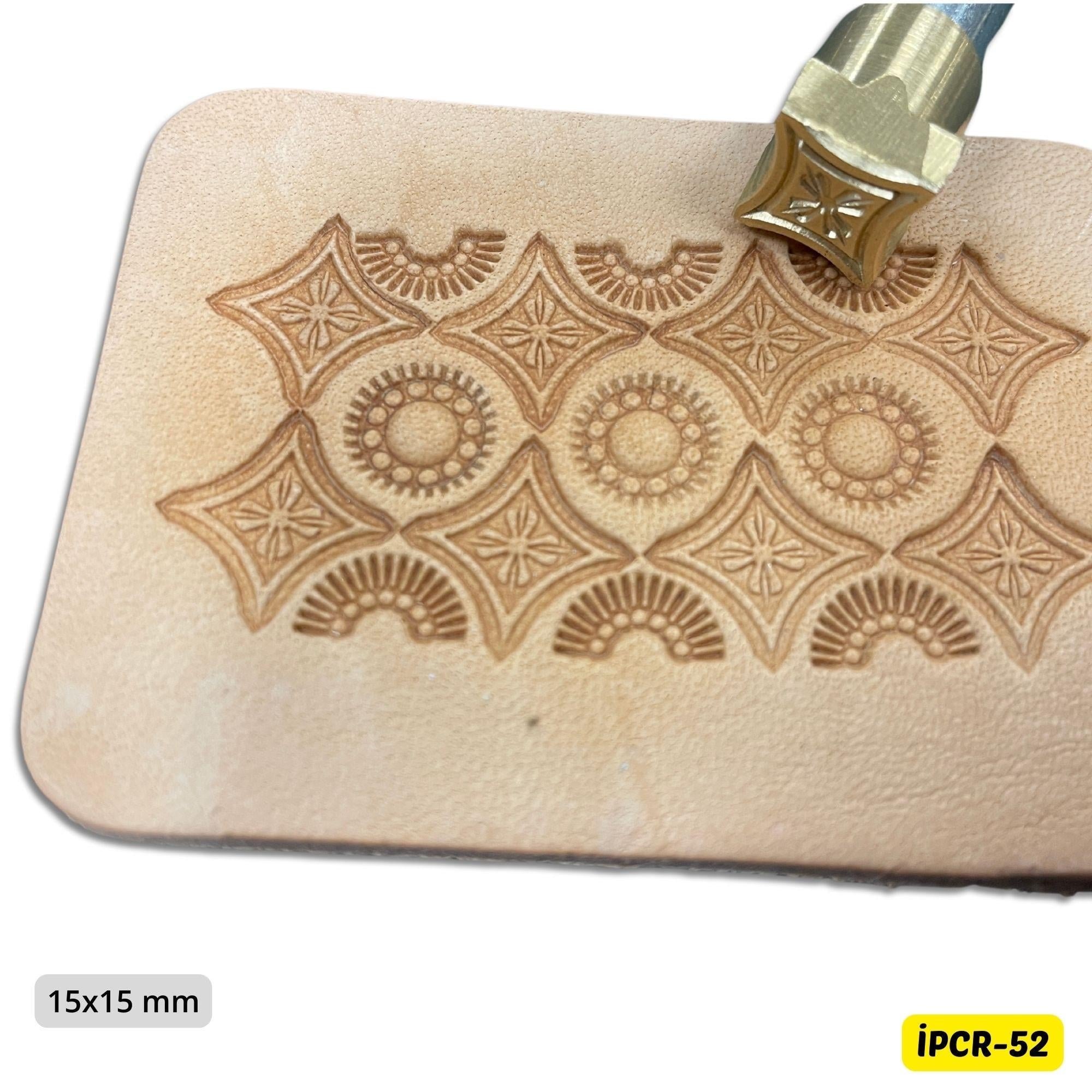 IPCR-52 Craft, Şekilli Deri Baskı Stamp, Deri Hobi El Aleti