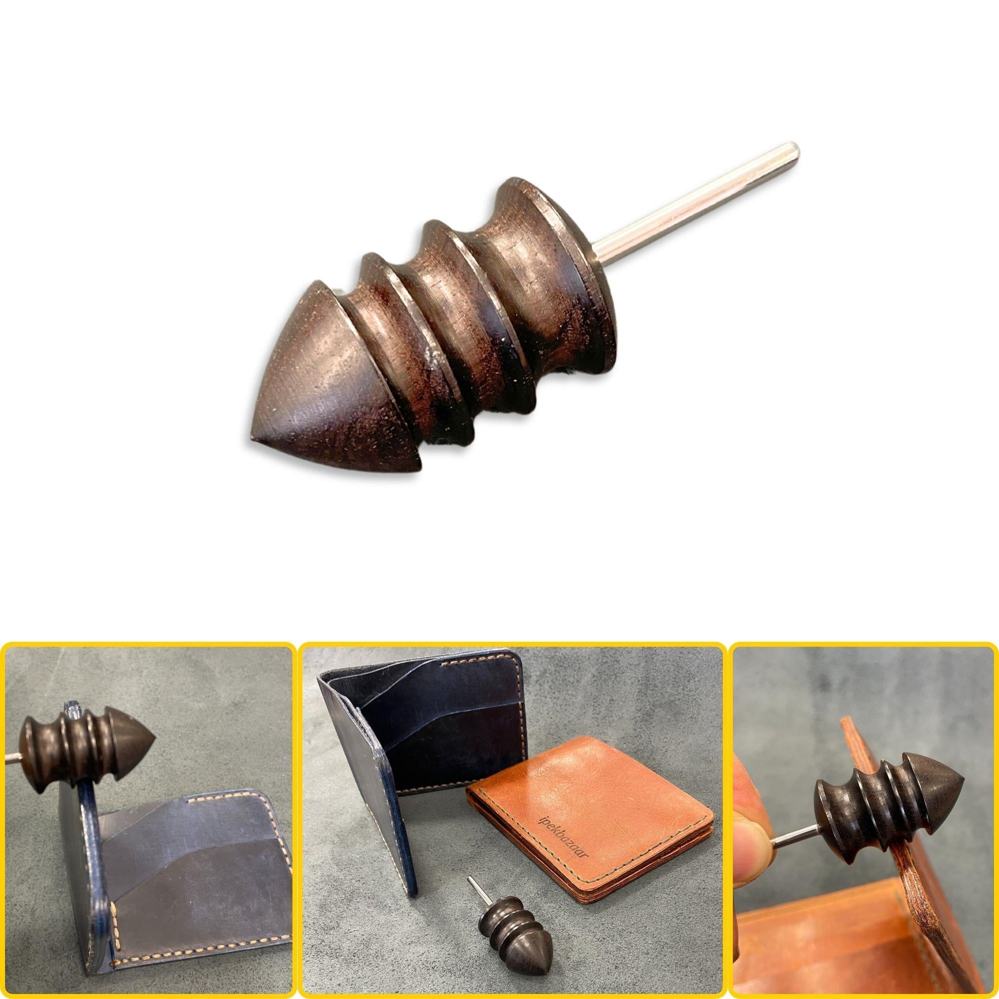 İpekbazaar Gerçek Şimşir Dramele Takılabilen Deri Kenar Ovalleme Şimşiri