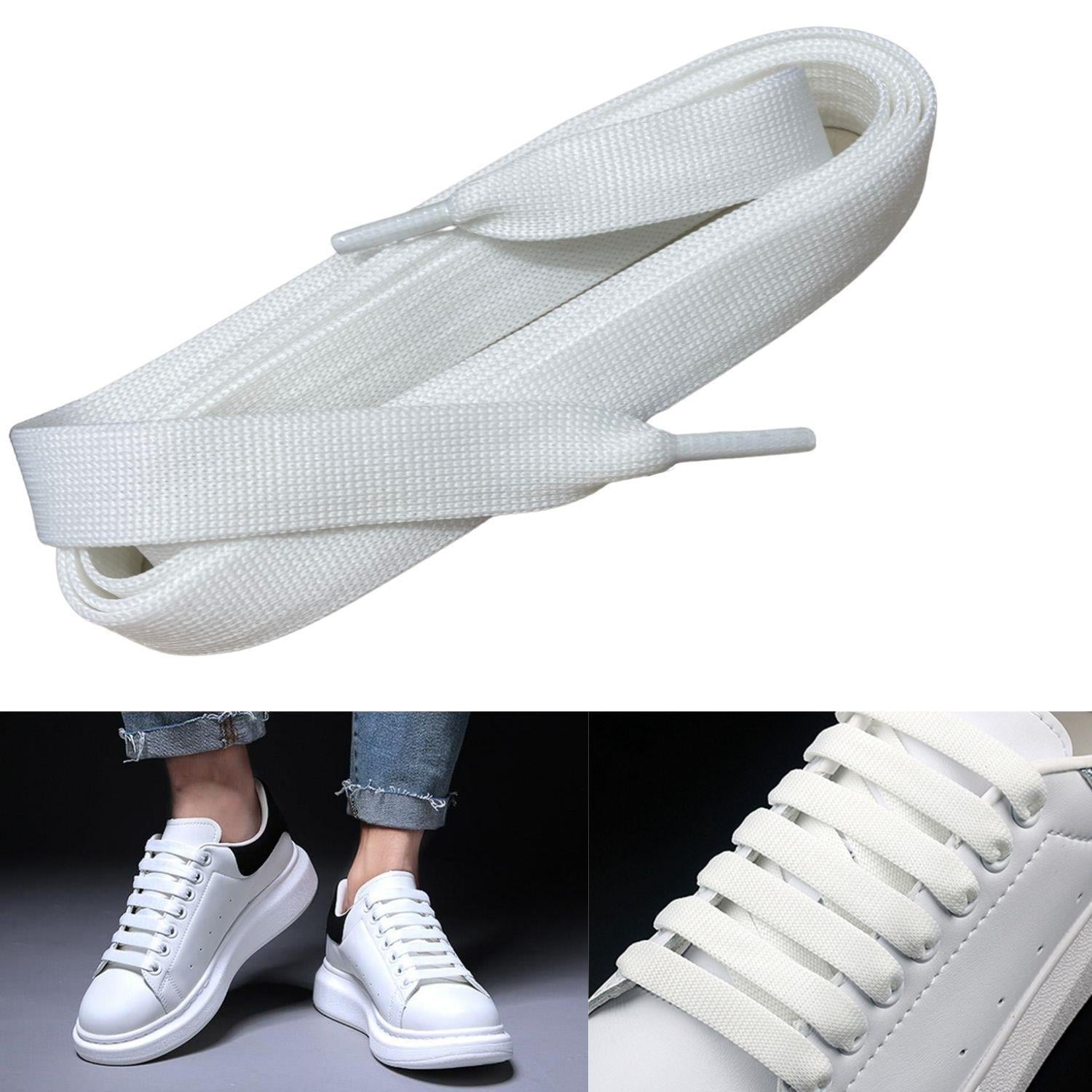 Mcqueen Uyumlu Spor Bağcık,  Extra Geniş Yassı Ayakkabı Bağcığı, Shoelace, 1 Çift