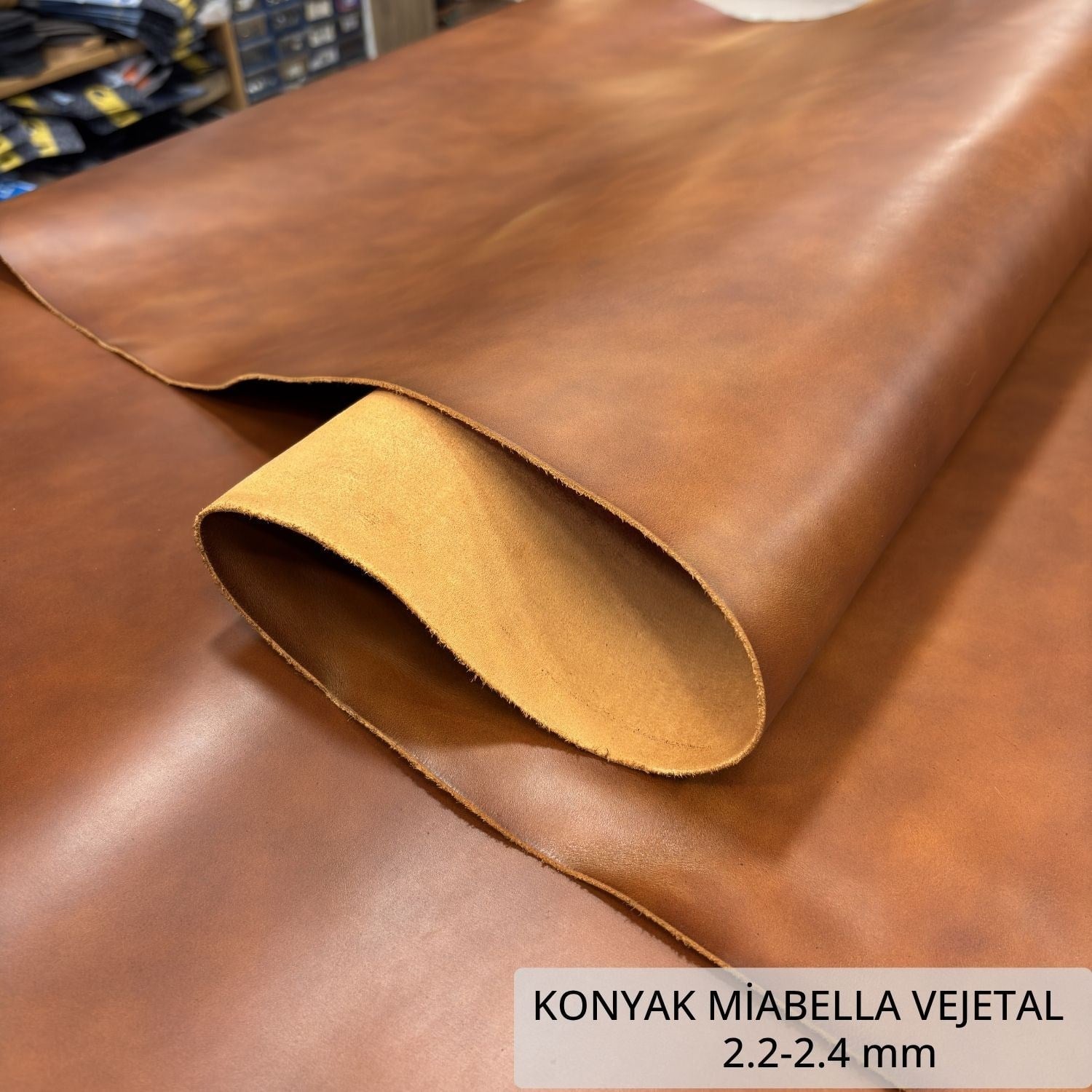 Miabella Konyak Vaketa Deri 2.2-2.4 mm, Deri Hobi İçin Hakiki Parça Deri 