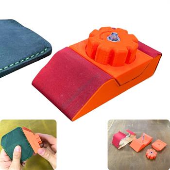 tako.出品です Le MooD'O Deri Kenar Zımpara Takozu, Ahşap & Deri Hobi El Aleti, 1