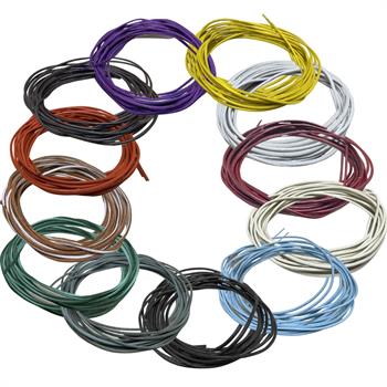 DIY Bileklik Deri İp, 1,5mm x 2 metre Hakiki Deri Bileklik Kolye Aksesuar İpi, Bracelet Leather Rope