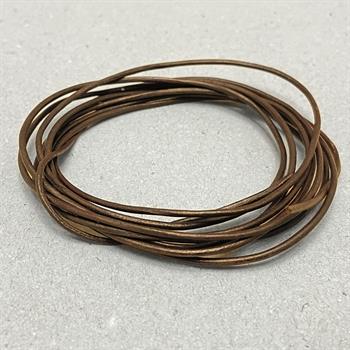 DIY Bileklik Deri İp, 1,5mm x 2 metre Hakiki Deri Bileklik Kolye Aksesuar İpi, Bracelet Leather Rope