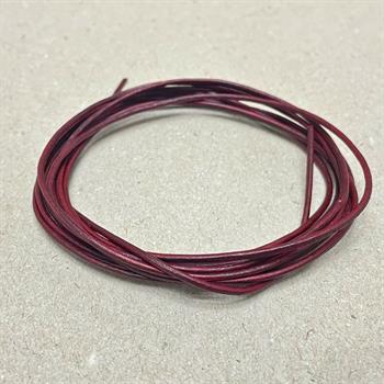 DIY Bileklik Deri İp, 1,5mm x 2 metre Hakiki Deri Bileklik Kolye Aksesuar İpi, Bracelet Leather Rope