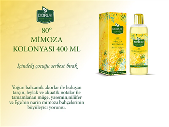 Doruk Mimoza Kolonyası 80° 400 ml