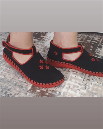 Foottab Örgü Ayakkabı Tabanı 104 Kırmızı