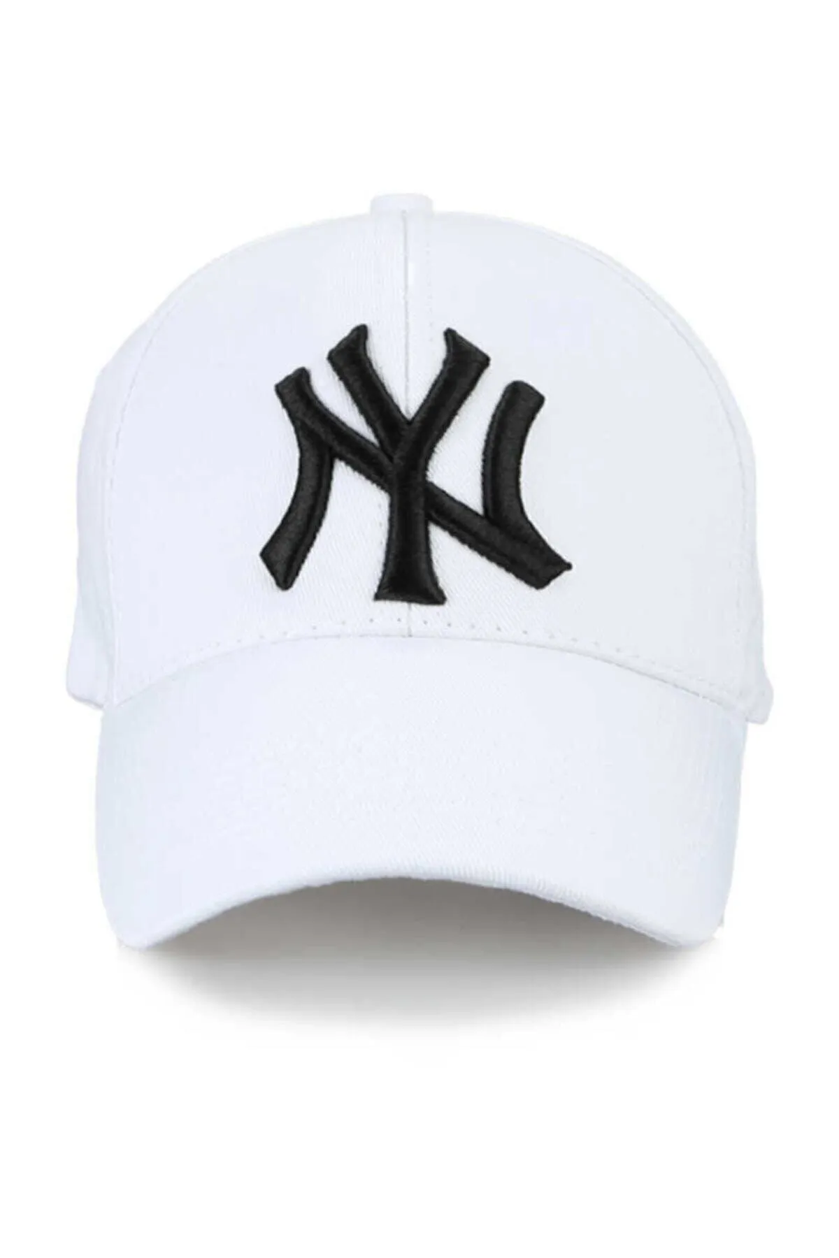 New York Unisex Beyaz Şapka