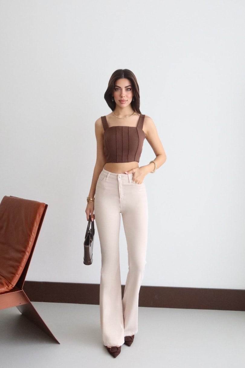 İspanyol Paça Tencel Kumaş Jean LC7578