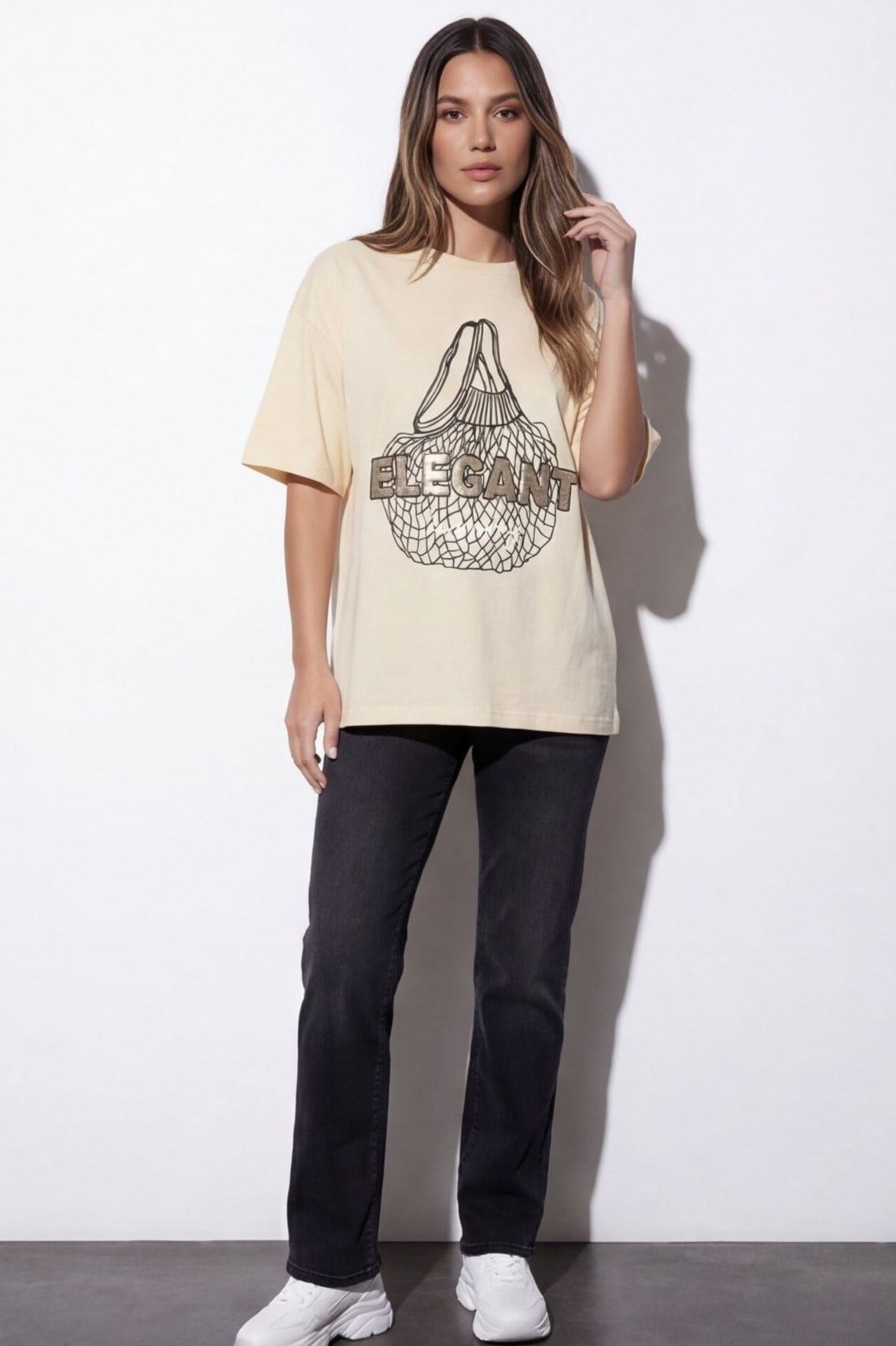 Nakış Detayı T-shirt QZ02188