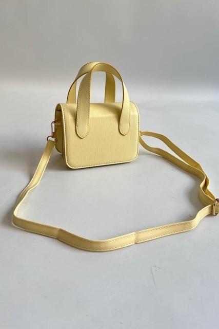 Kapaklı Deri Mini El Çantası SD8899