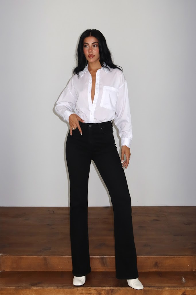Yüksek Bel Flare Jean LC7578