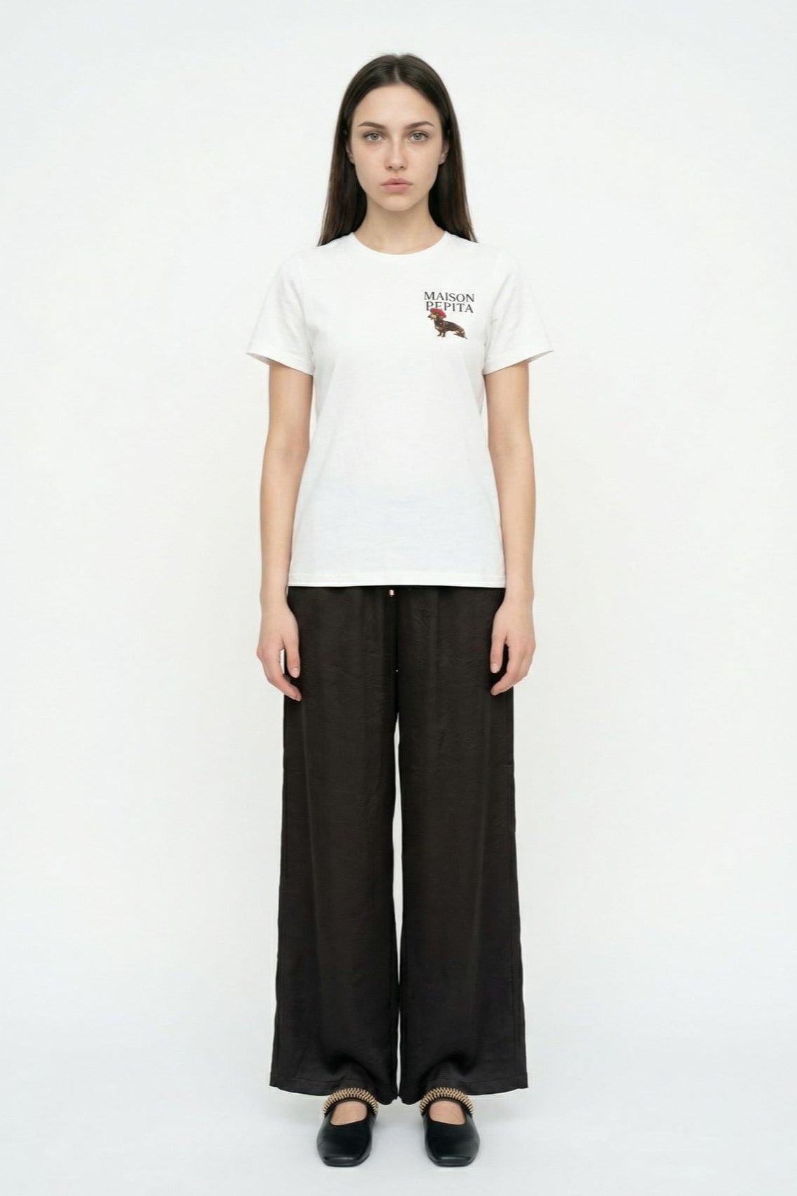 Sırt Baskı Detaylı T-shirt QZ01715