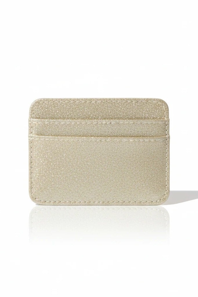Bölme Detaylı Simli Mini Kartlık SD7896