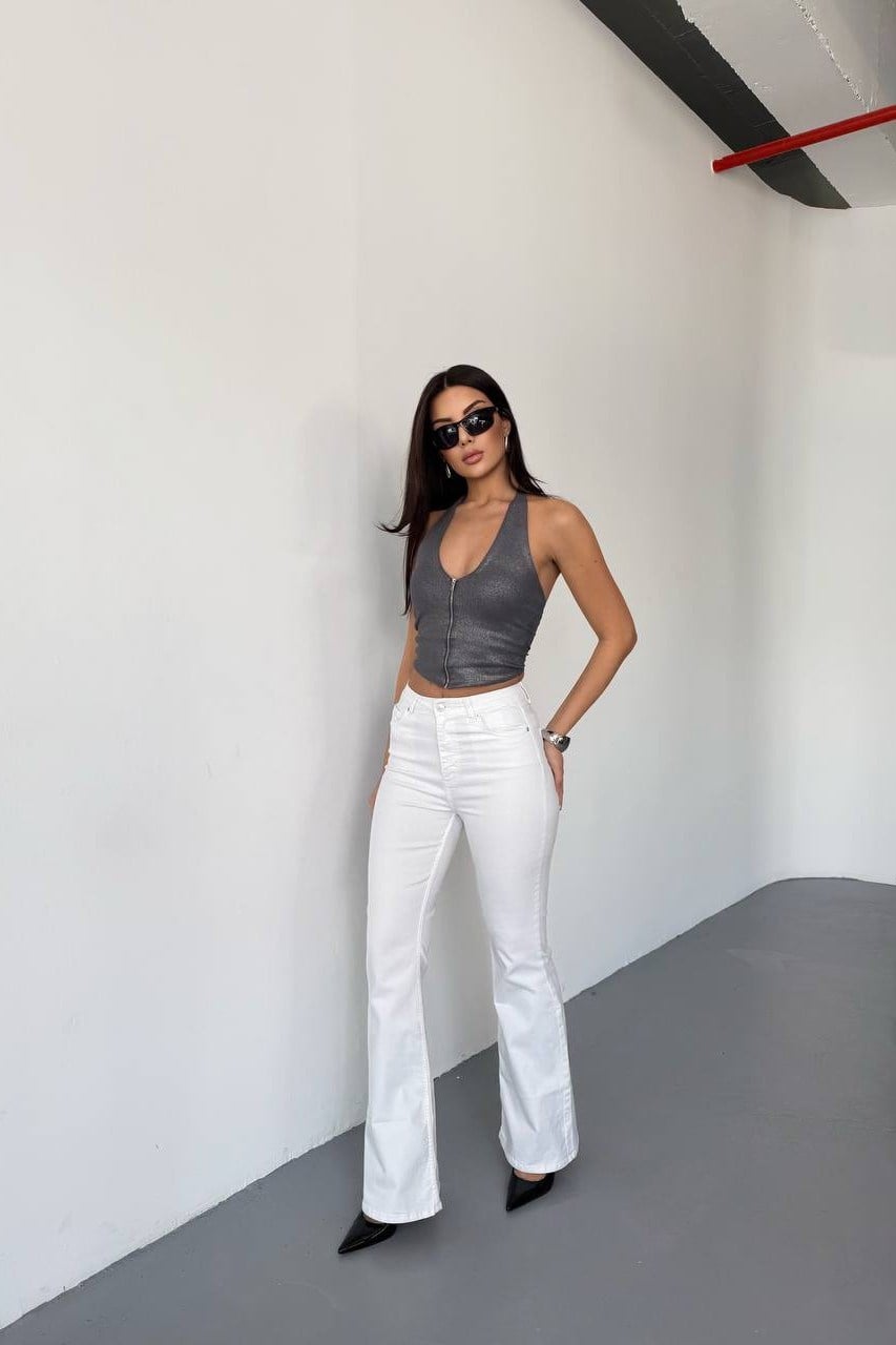 Yüksek Bel Flare Jean LC7578