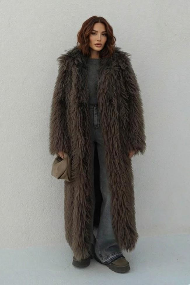 Suni Kürklü Uzun Kaban HF10094