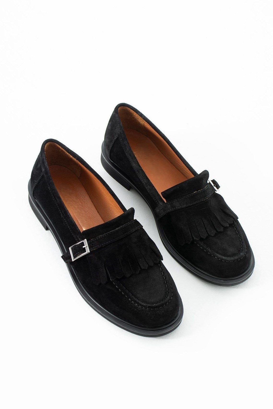 Püskül Detaylı Kemer Aksesuarlı Loafer Ayakkabı FE6224