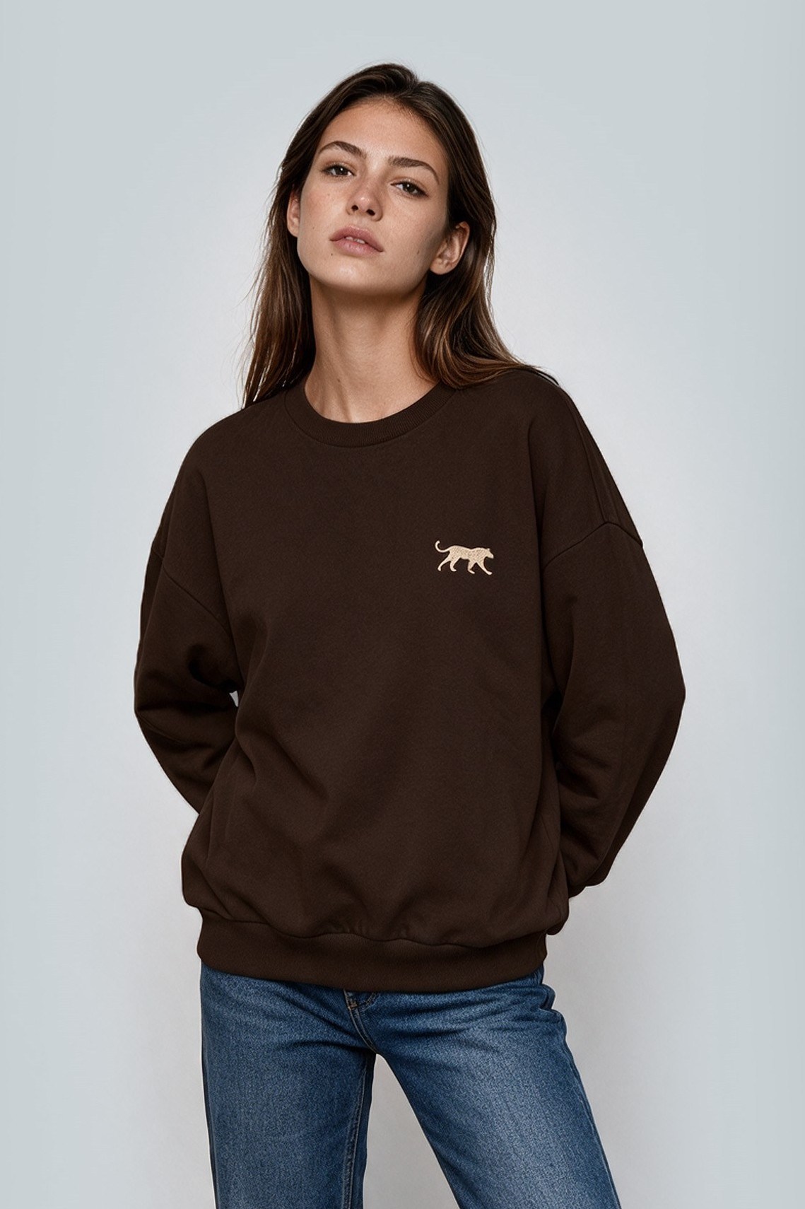 Nakış Detaylı Sweatshirt QZ03106