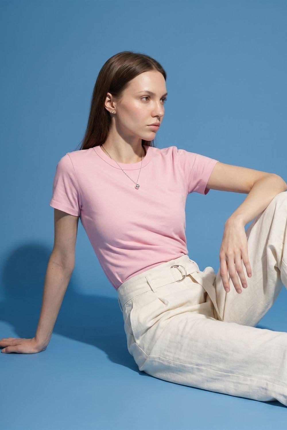 Bisiklet Yaka T-shirt DL32779