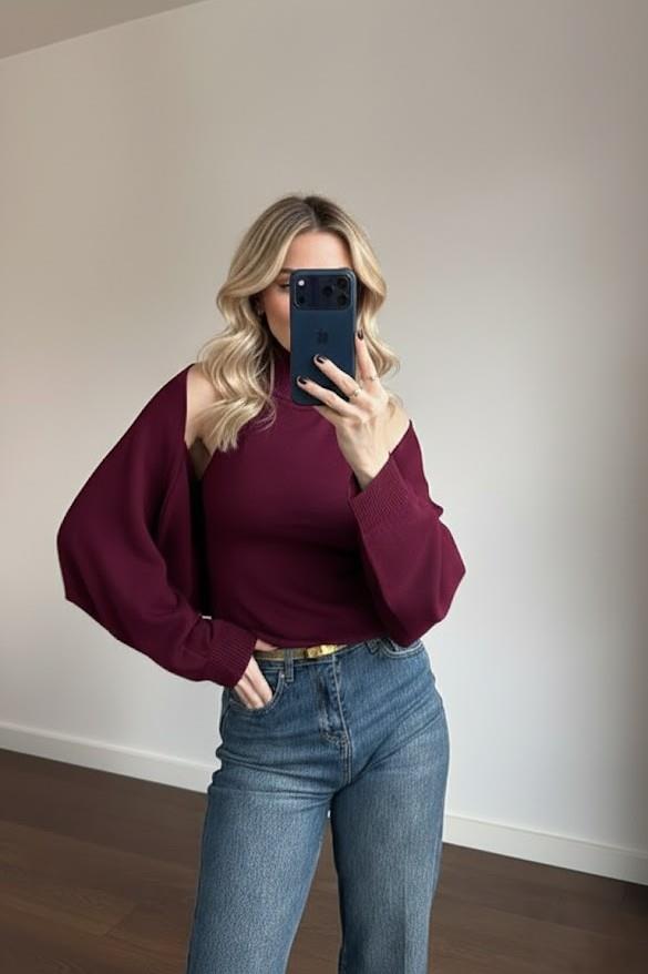 Balero Detaylı Triko Takım HF601117