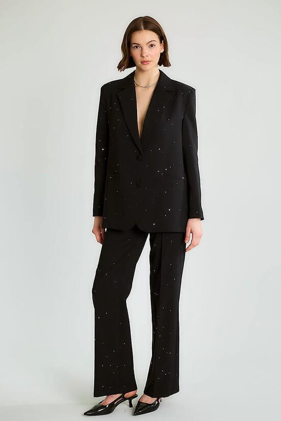 Pul İşlemeli Blazer Ceket Pantolon Takım RB80326