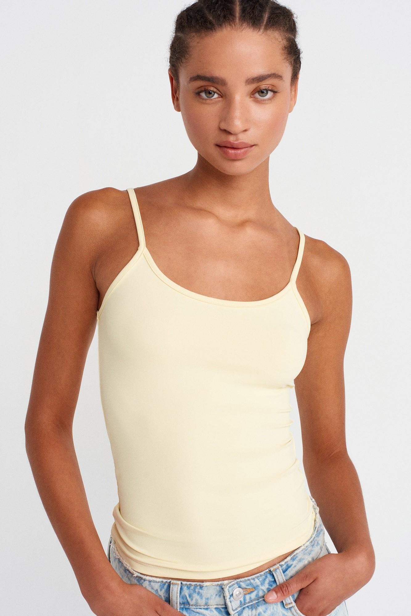 İnce Askılı Poliamid Atlet DL2091