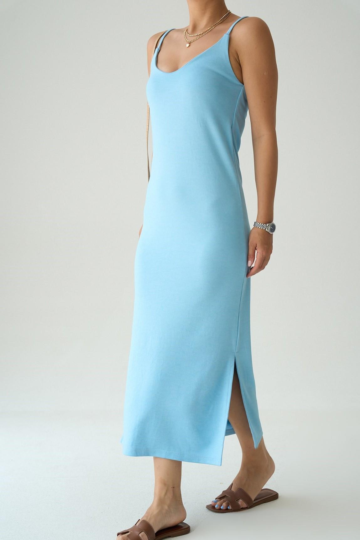 İp Askılı Midi Elbise QS251017