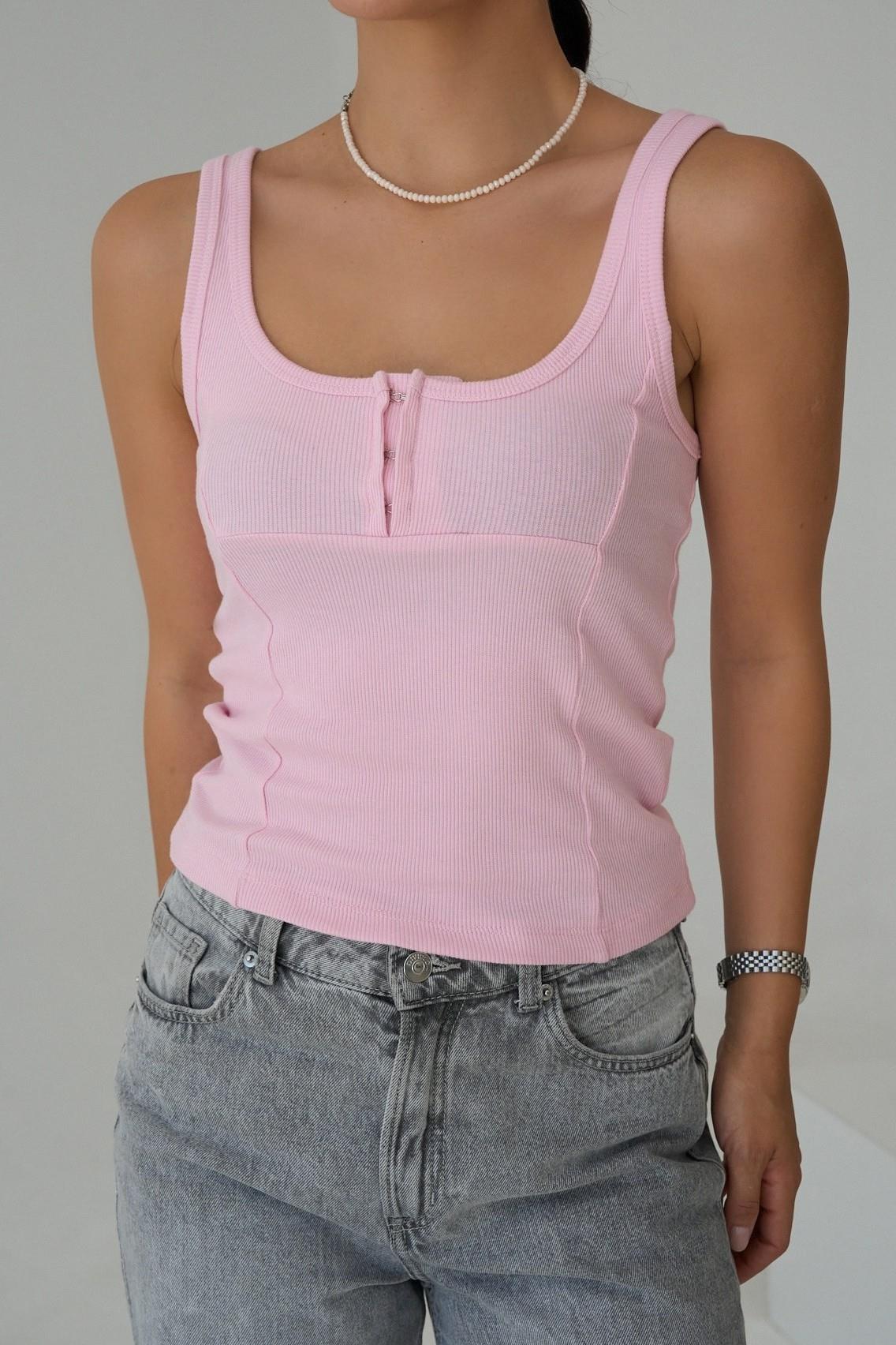 Kalın Askılı Agraf Detaylı Atlet QS251010