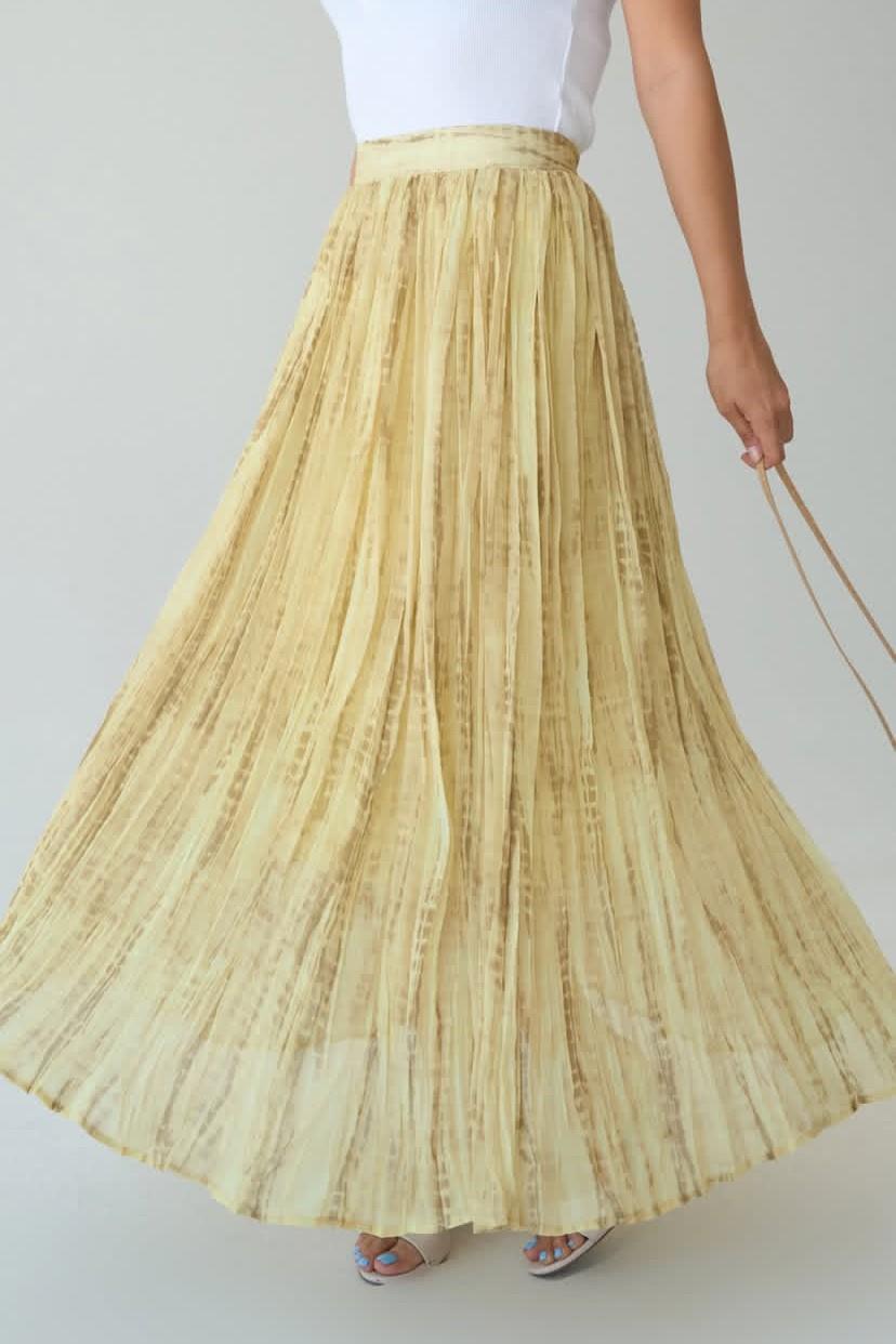 Kraşlı Midi Boy Etek QS251079