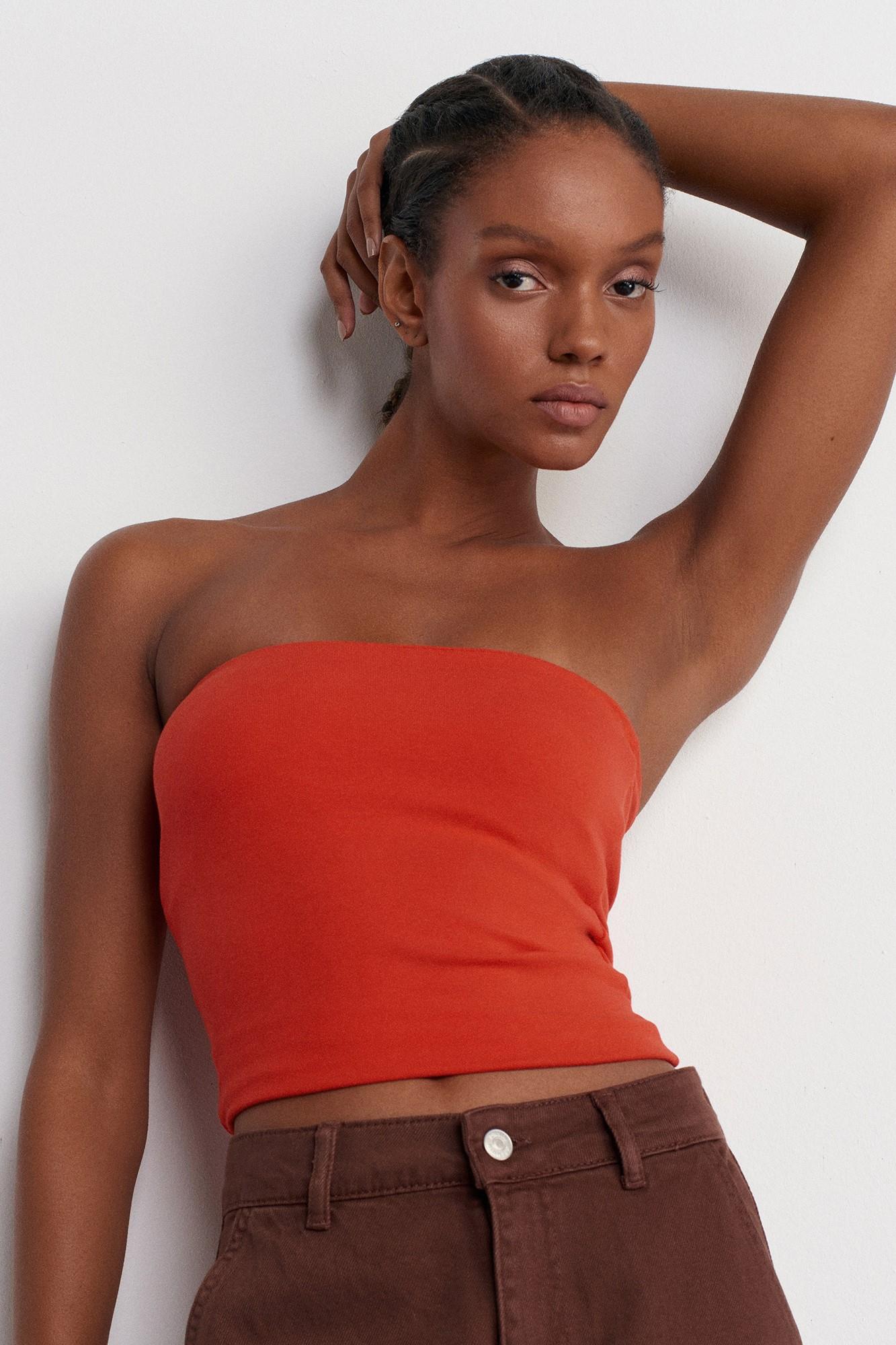 Straplez Crop Top DL20831