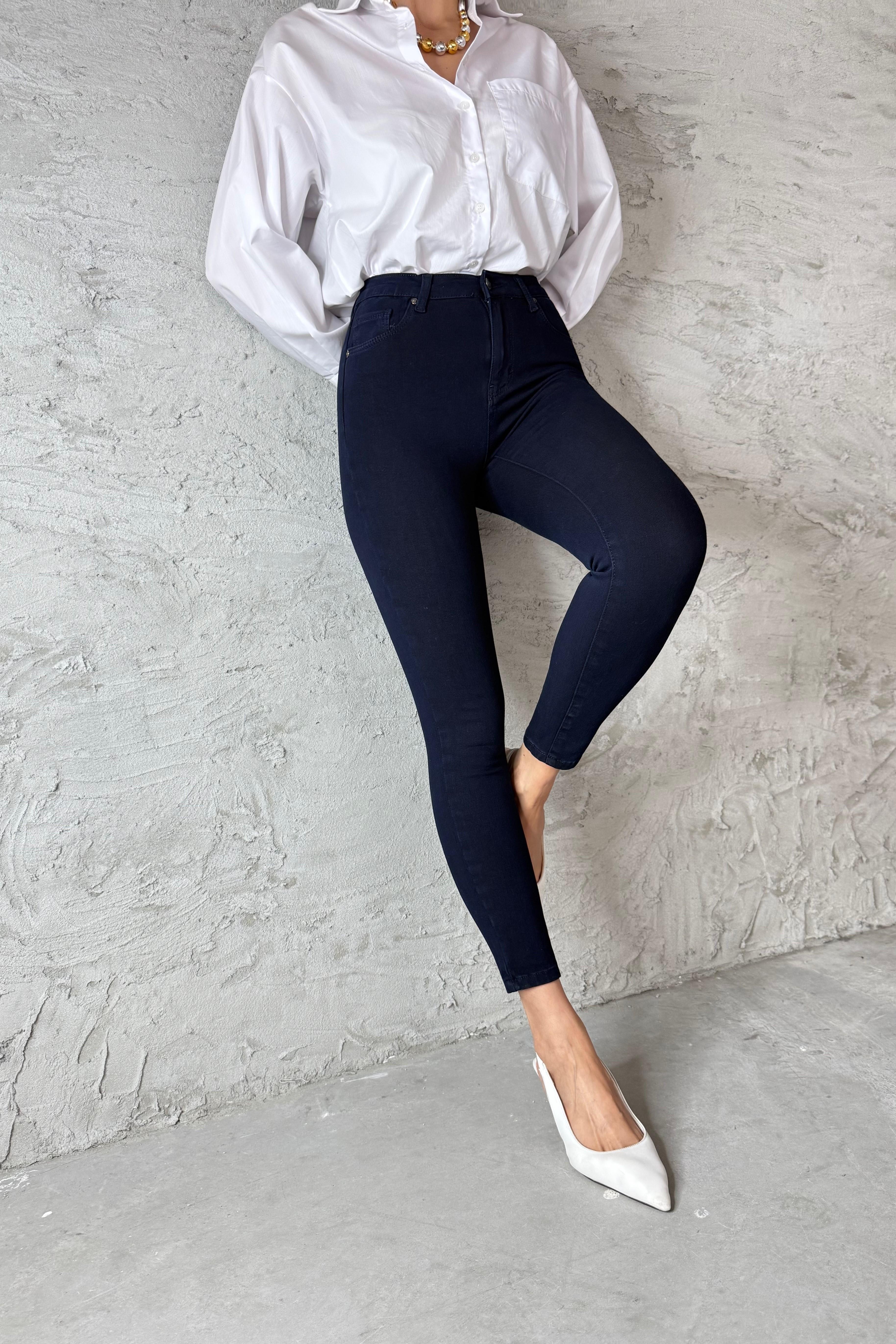 Yüksek Bel Skinny Jean LC7277