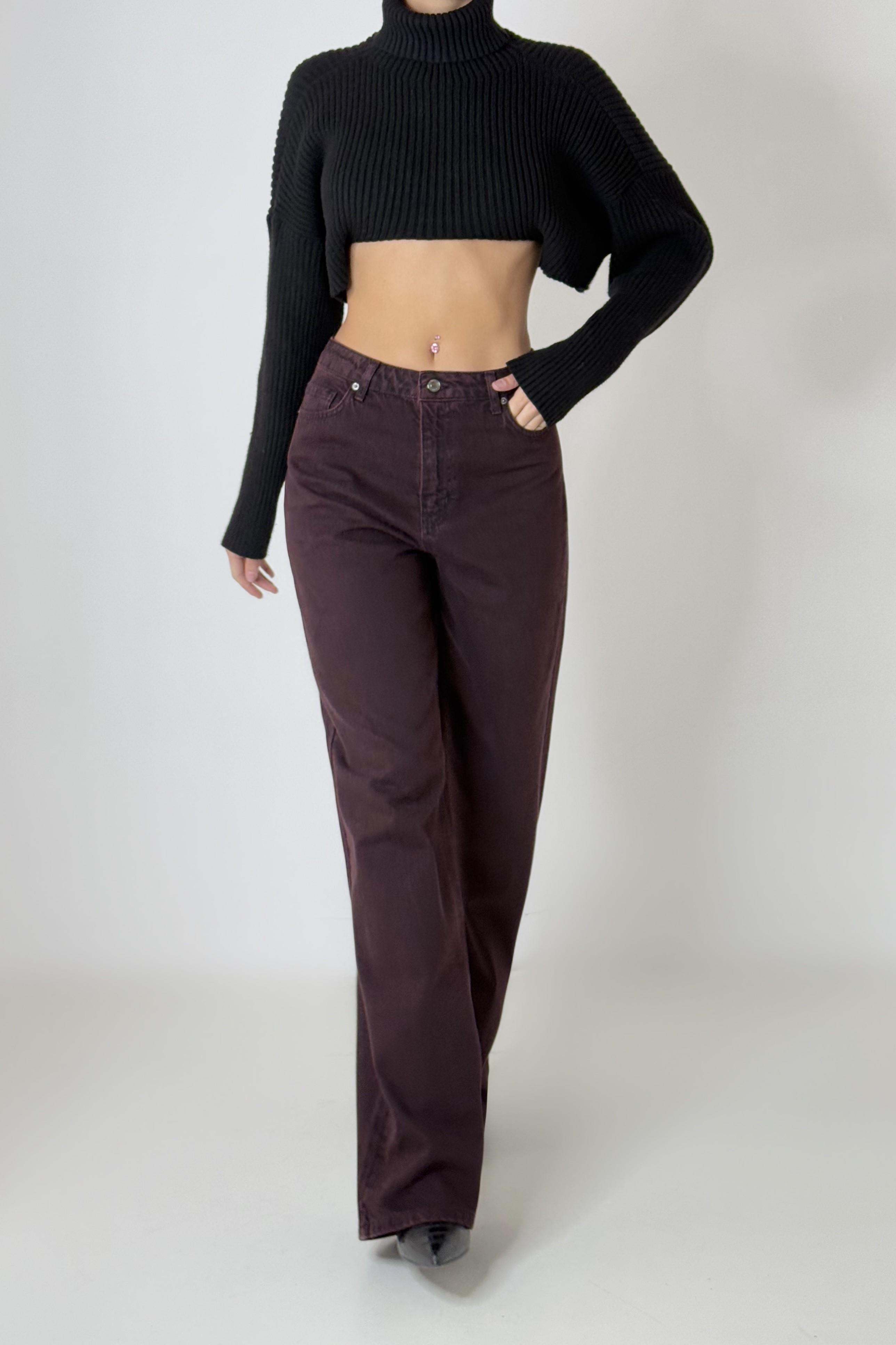 Yüksek Bel Wide Leg Jean LC7714