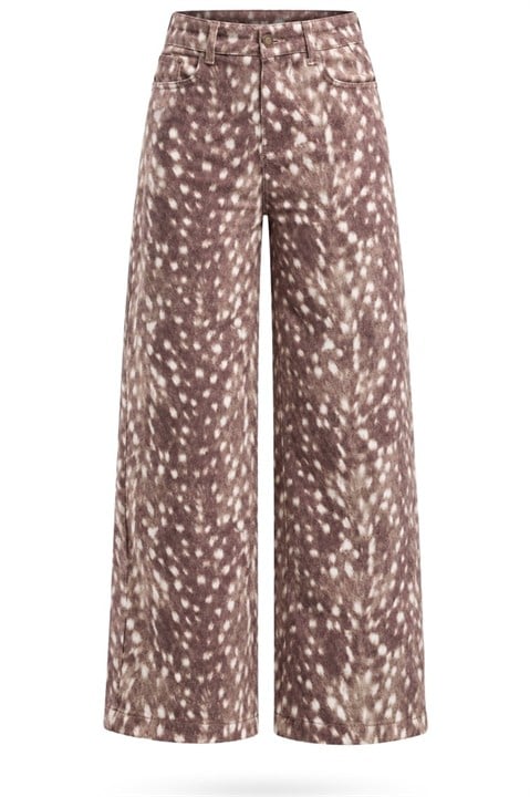 Bambi Desen Wide Leg Jean Pantolon CS2619222