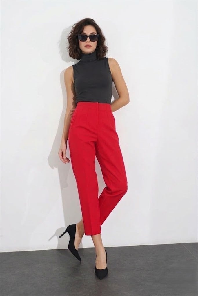 Önü Flatolu Pantolon KR5113