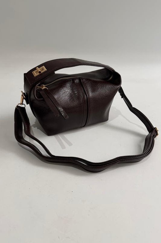 Yumuşak Dokulu Gold Aksesuarlı El Çantası SD8796