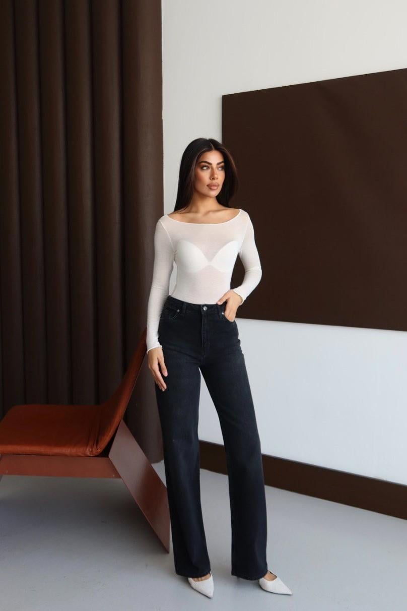 Yüksek Bel Wide Leg Jean LC7714