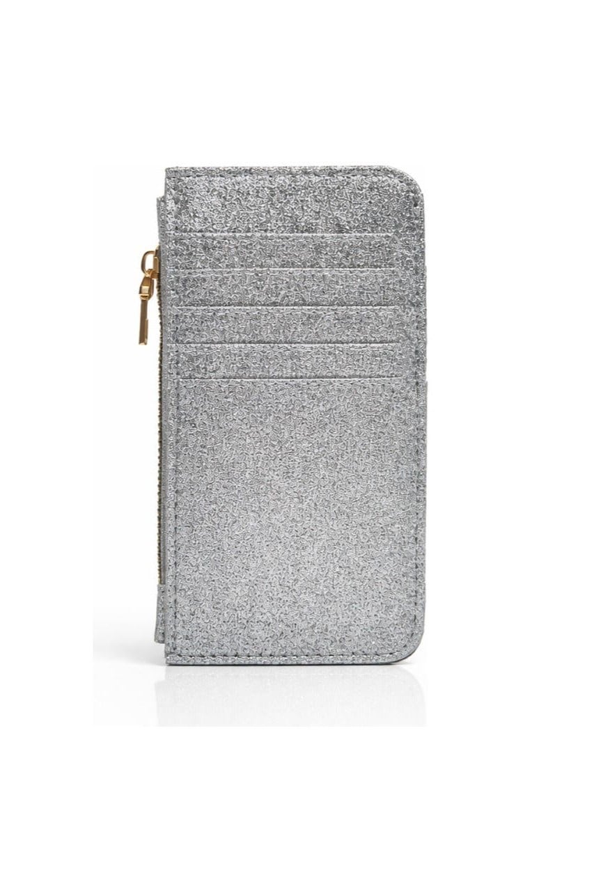 Bölme Detaylı Simli Fermuarlı Cüzdan SD8974