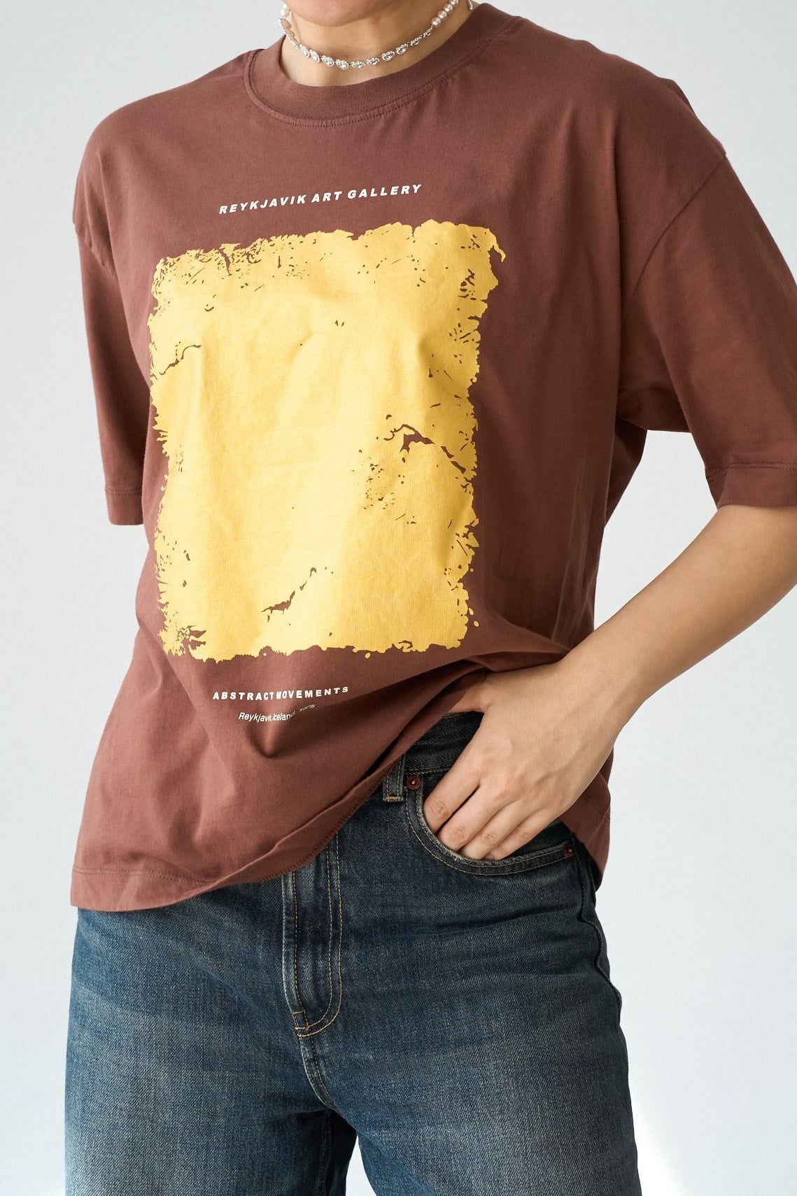 Baskı Detaylı Oversize T-shirt QS261049