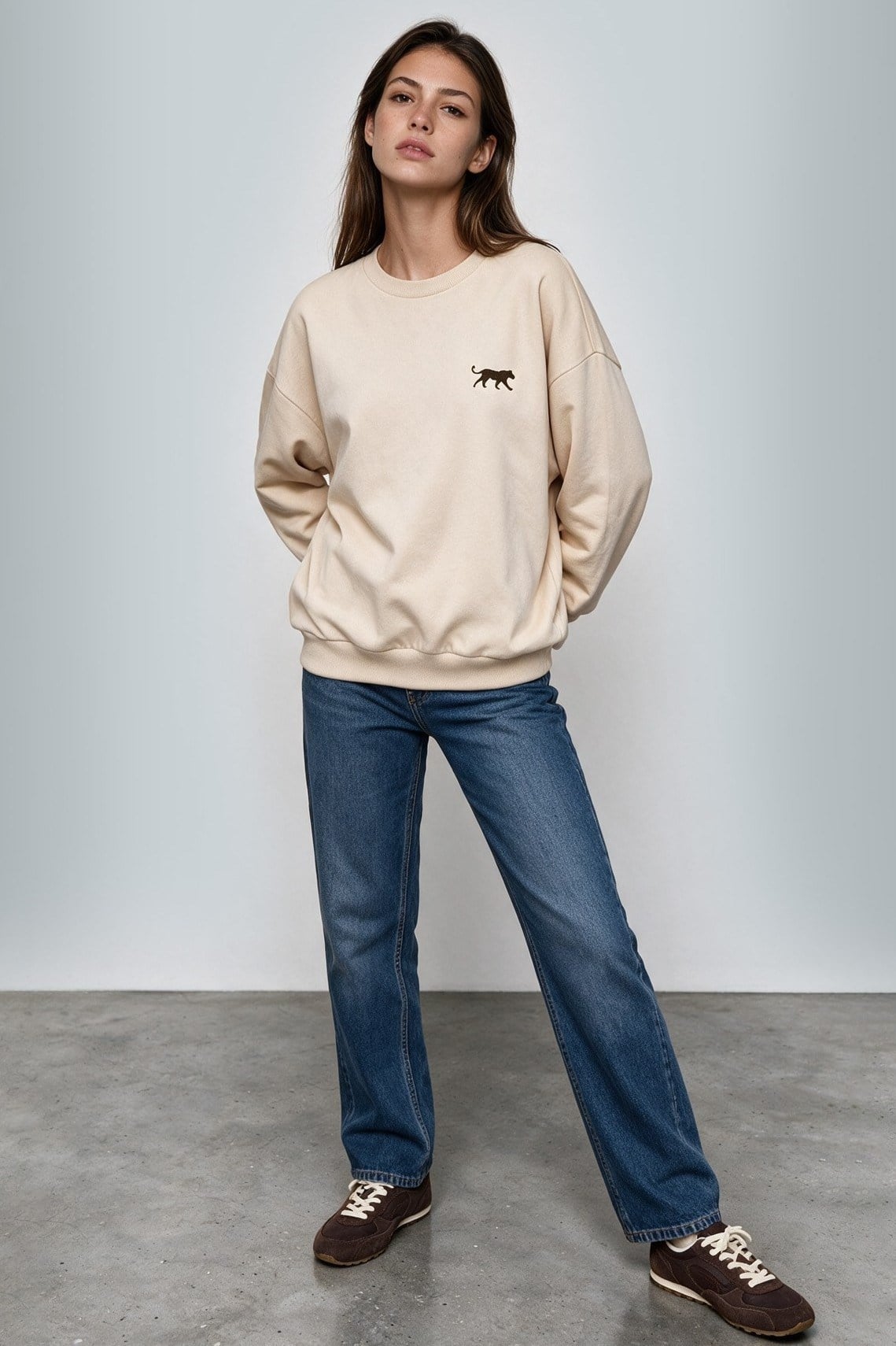 Nakış Detaylı Sweatshirt QZ03106