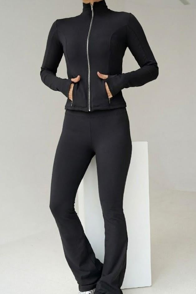 Yumuşak Dokulu Fermuarlı Body QS251070