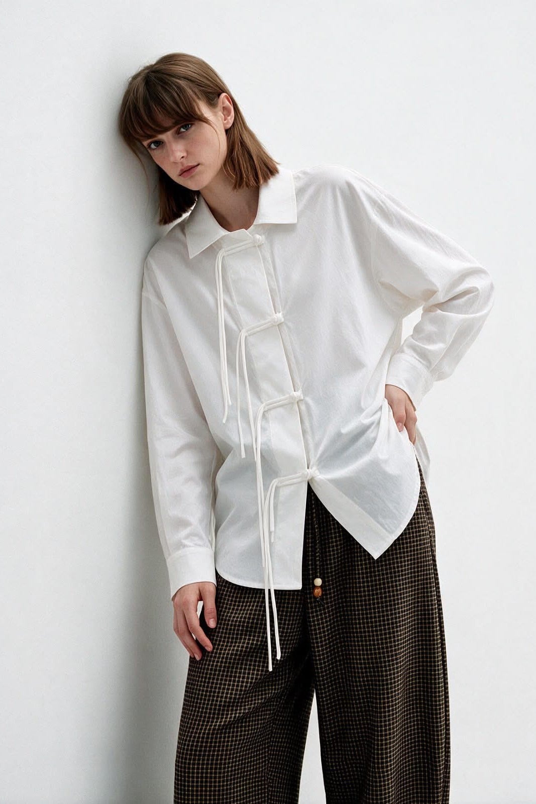 Beli Lastikli Kareli Pantolon PR51459