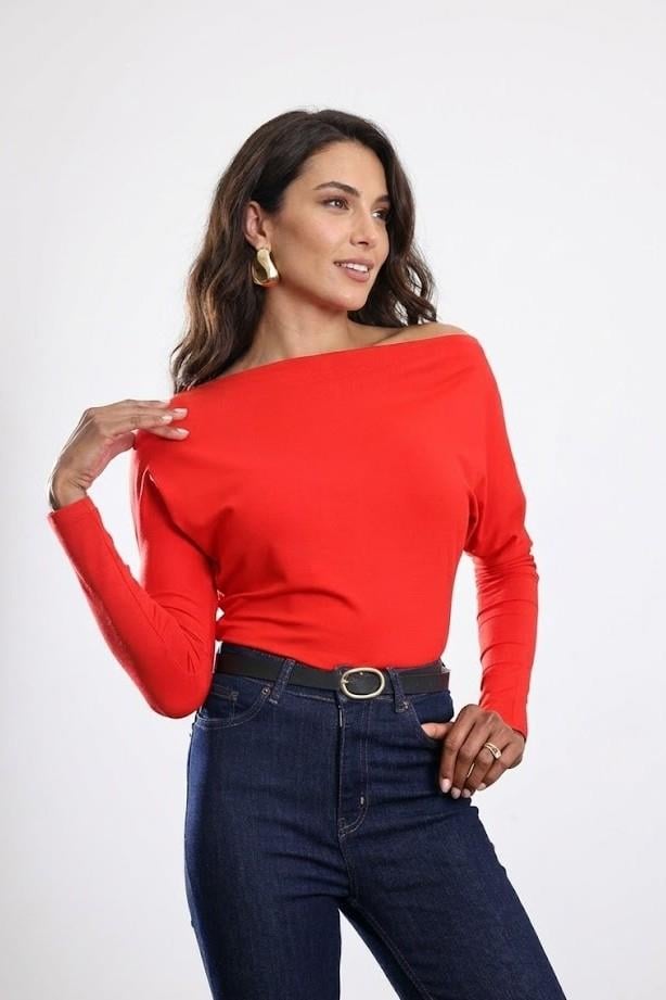 Tek Omzu Düşük Bluz QS251080