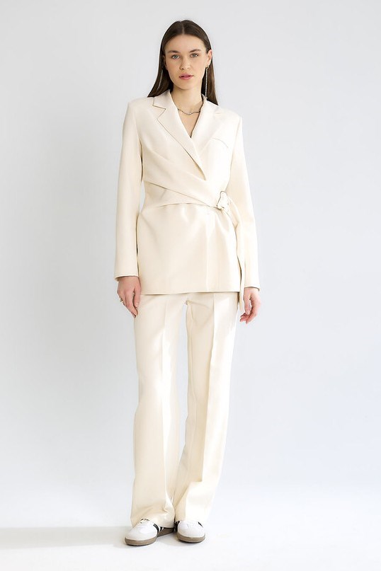 Toka Aksesuarlı Blazer Ceket Pantolon Takım RB80229