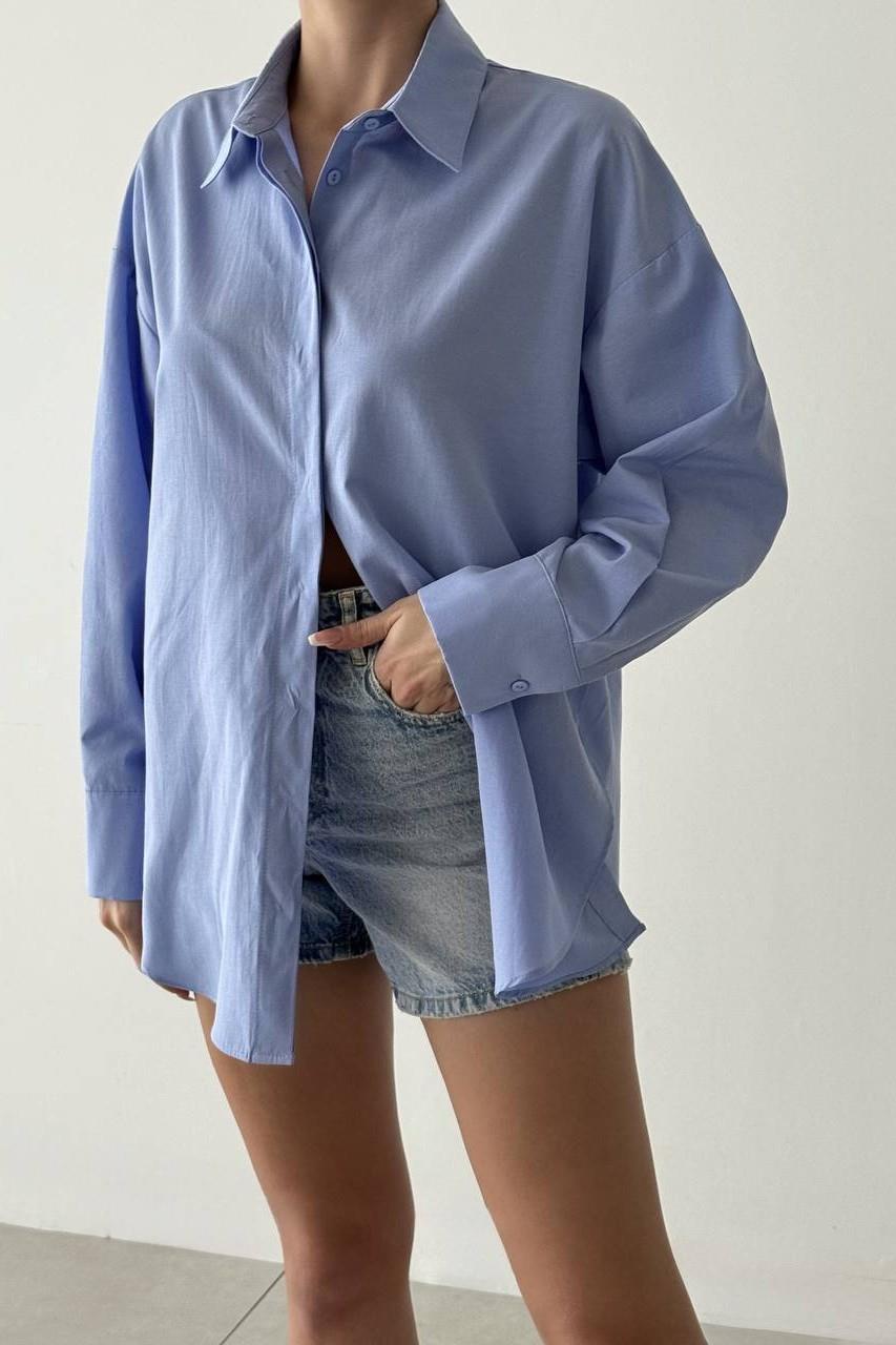Arkası Çift Pileli Oversize Gömlek QZ11478
